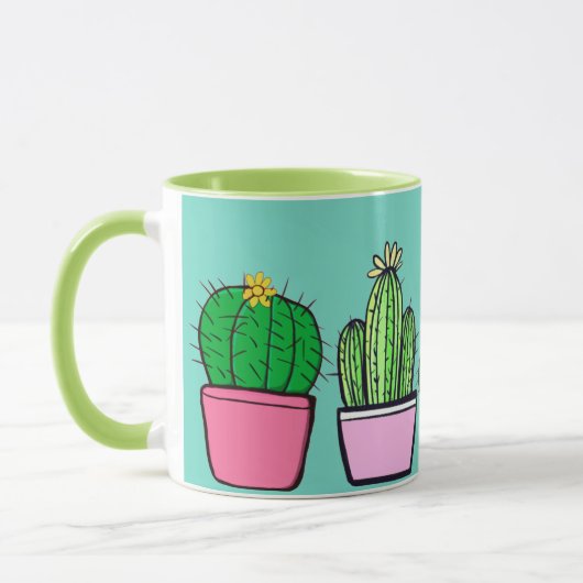 Cute Succulents Coffee Mok (Links)