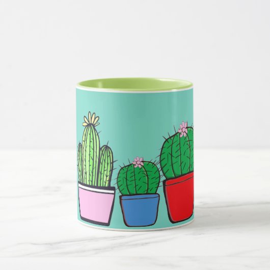 Cute Succulents Coffee Mok (Midden)