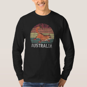 Cute Sugar Glider Aussie Animal Retro Australië T-shirt
