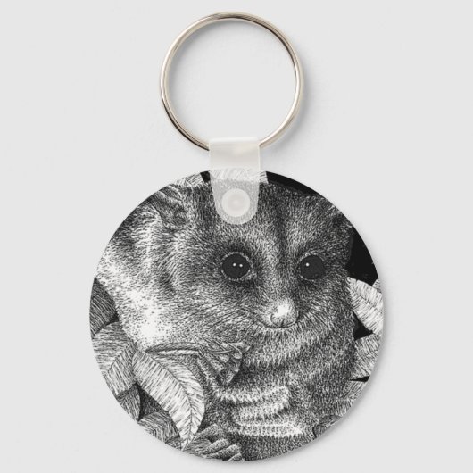 Cute Sugar Glider Sleutelhanger (Voorkant)