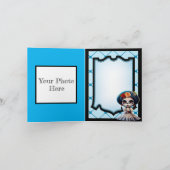 Cute Sugar Skull Bedankkaart (Binnen)