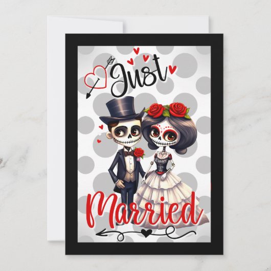 Cute Sugar Skull Bedankkaart (Voorkant)