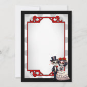 Cute Sugar Skull Bedankkaart (Achterkant)