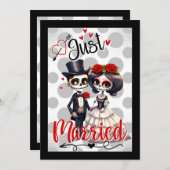 Cute Sugar Skull Bedankkaart (Voorkant / Achterkant)