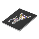 Cute Sugar Skull Chihuahua Notitieblok (Linkerzijde)