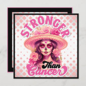 Cute Sugar Skull Feestdagenkaart (Voorkant / Achterkant)