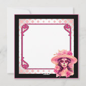 Cute Sugar Skull Feestdagenkaart (Achterkant)