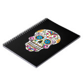 Cute Sugar Skull Happy Day of the Dead Notitieboek (Linkerzijde)