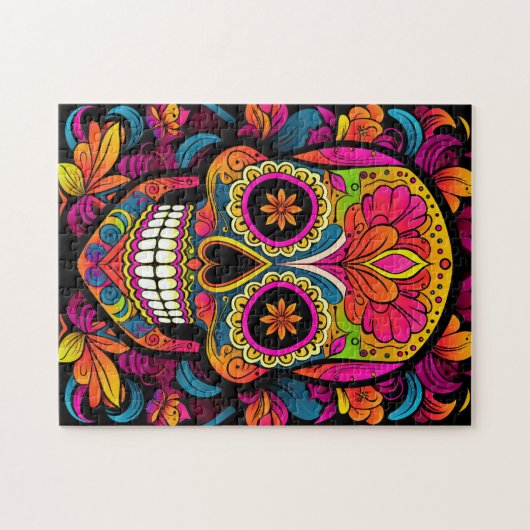 Cute Sugar Skull Legpuzzel (Horizontaal)