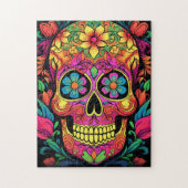 Cute Sugar Skull Legpuzzel (Verticaal)