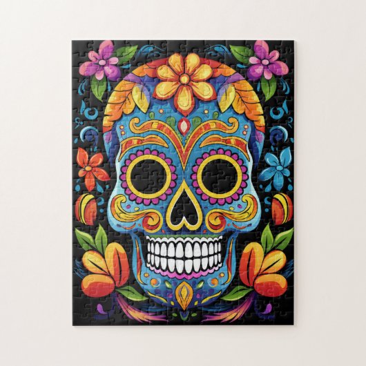 Cute Sugar Skull Legpuzzel (Verticaal)