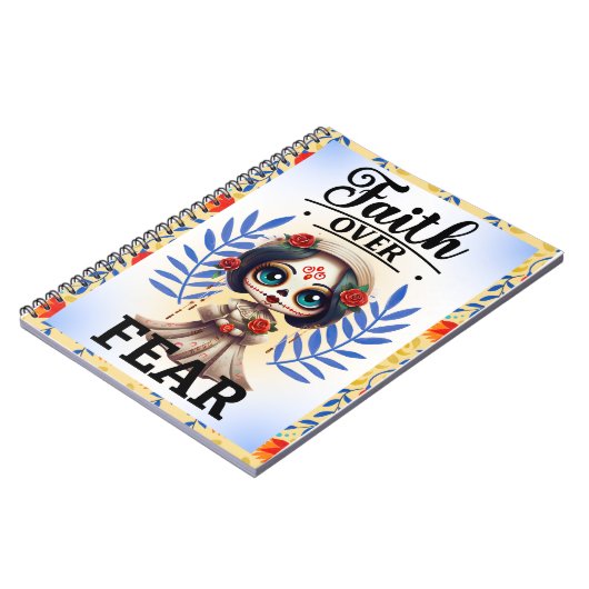 Cute Sugar Skull Notitieboek (Linkerzijde)