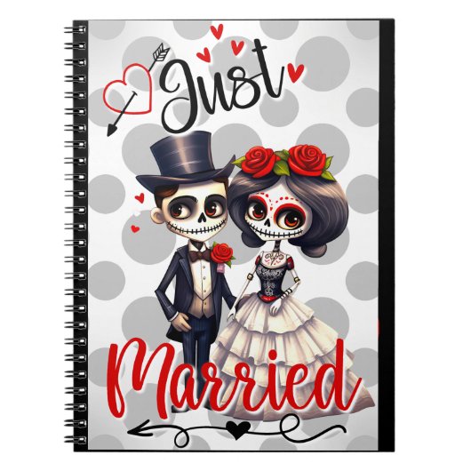 Cute Sugar Skull Notitieboek (Voorkant)
