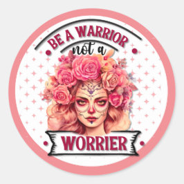 Cute Sugar Skull Ronde Sticker