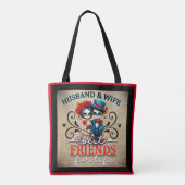 Cute Sugar Skull Tote Bag (Achterkant)