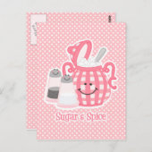 Cute Sugar & Spice-Briefkaart Briefkaart (Voorkant / Achterkant)