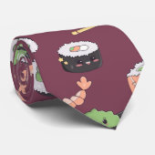 Cute Suhi-patroon Stropdas (Opgerold)