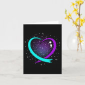 Cute Suicide Awareness Heart Happy Support Grafisc Kaart (Gele Bloem)