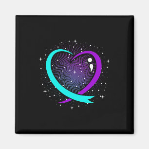 Cute Suicide Awareness Heart Happy Support Grafisc Magneet