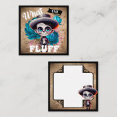 Cute Suiker Schedel Notitiekaartje (Voorkant / Achterkant)