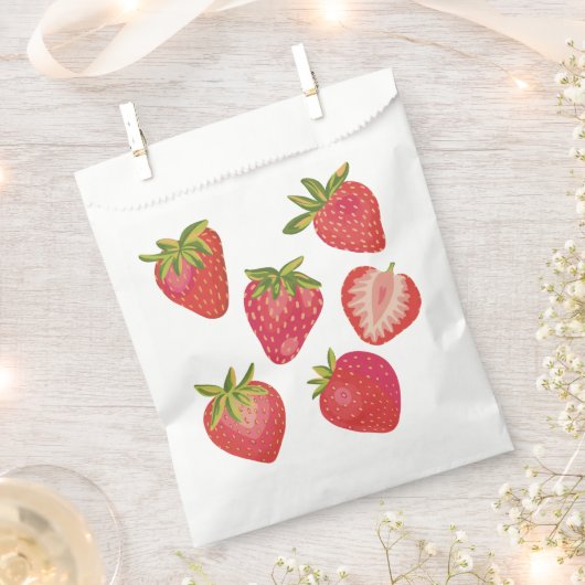 Cute Summer aardbery Bedankzakje (Geknipt)