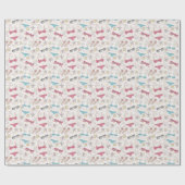 Cute Summer Abstract Pattern Cadeaupapier (Vlak)