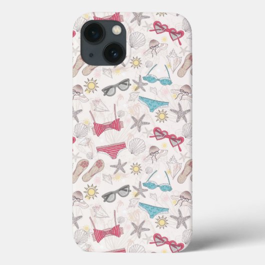 Cute Summer Abstract Pattern Case-Mate iPhone Case (Achterkant)
