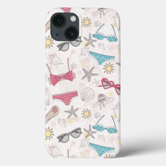 Cute Summer Abstract Pattern Case-Mate iPhone Case (Achterkant)