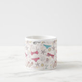 Cute Summer Abstract Pattern Espresso Kop (Voorkant)