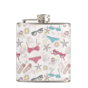Cute Summer Abstract Pattern Heupfles