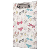 Cute Summer Abstract Pattern Klembord (Links)