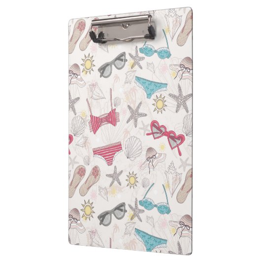 Cute Summer Abstract Pattern Klembord (Links)