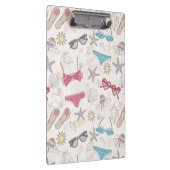 Cute Summer Abstract Pattern Klembord (Rechts)