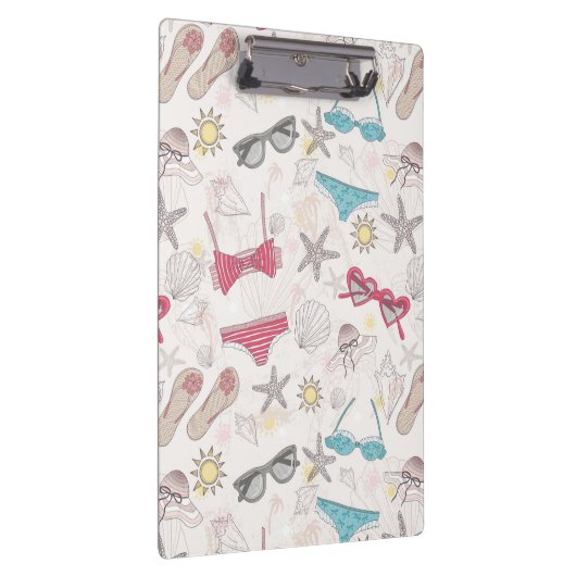 Cute Summer Abstract Pattern Klembord (Rechts)