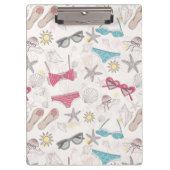 Cute Summer Abstract Pattern Klembord (Voorkant)