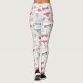 Cute Summer Abstract Pattern Leggings (Achterkant)