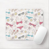 Cute Summer Abstract Pattern Muismat (Met muis)