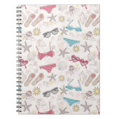 Cute Summer Abstract Pattern Notitieboek (Voorkant)