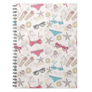Cute Summer Abstract Pattern Notitieboek