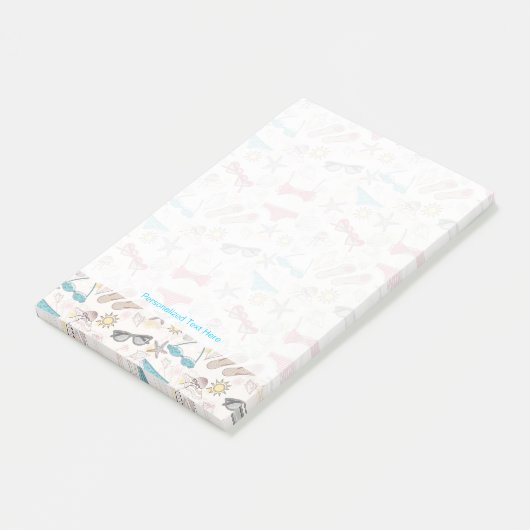 Cute Summer Abstract Pattern Post-it® Notes (Schuin)