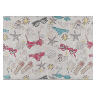 Cute Summer Abstract Pattern Snijplank