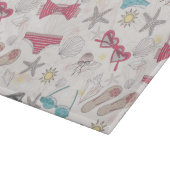 Cute Summer Abstract Pattern Snijplank (Hoek)