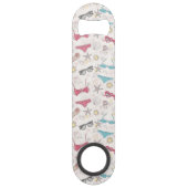 Cute Summer Abstract Pattern Speed Flessenopener (Achterkant)