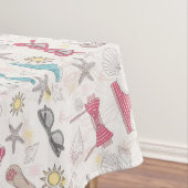Cute Summer Abstract Pattern Tafelkleed (Voorbeeld)