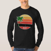 Cute Summer Beach Vacation Tees  Florida Miami Bea (Voorkant)