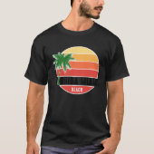 Cute Summer Beach Vacation Tees  Florida Miami Bea (Voorkant)