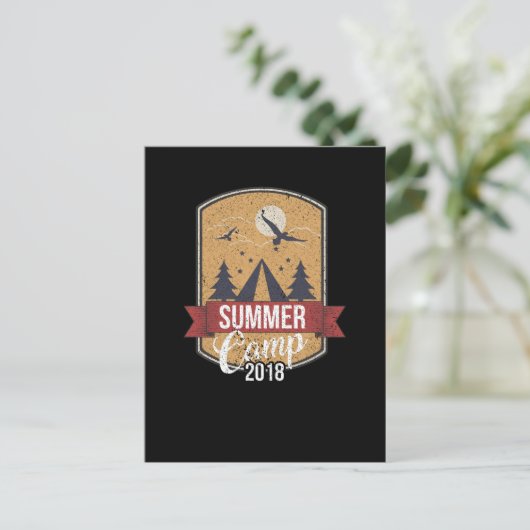 Cute Summer Camp 2018 for Campers Briefkaart (Staand voorkant)