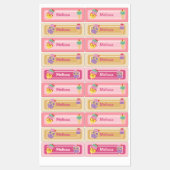 Cute Summer Cool Ice Cream Name Labels (Vel)