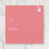 Cute Summer Dog met zonnebril Bedankjes Labels (Achterkant)