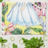 Cute Summer Fairy Kitchen Towel Theedoek (Gevouwen)